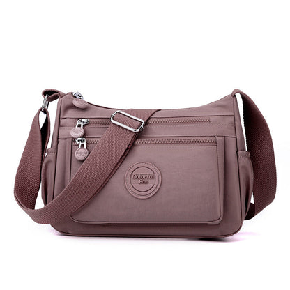 Colorful Fox New Large Capacity Women Shoulder Bag Outdoor Casual Water-repellent Multi-layer Crossbody Bag Fashion