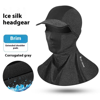 West Rider Summer Cycling Mask Strip Brim Headgear