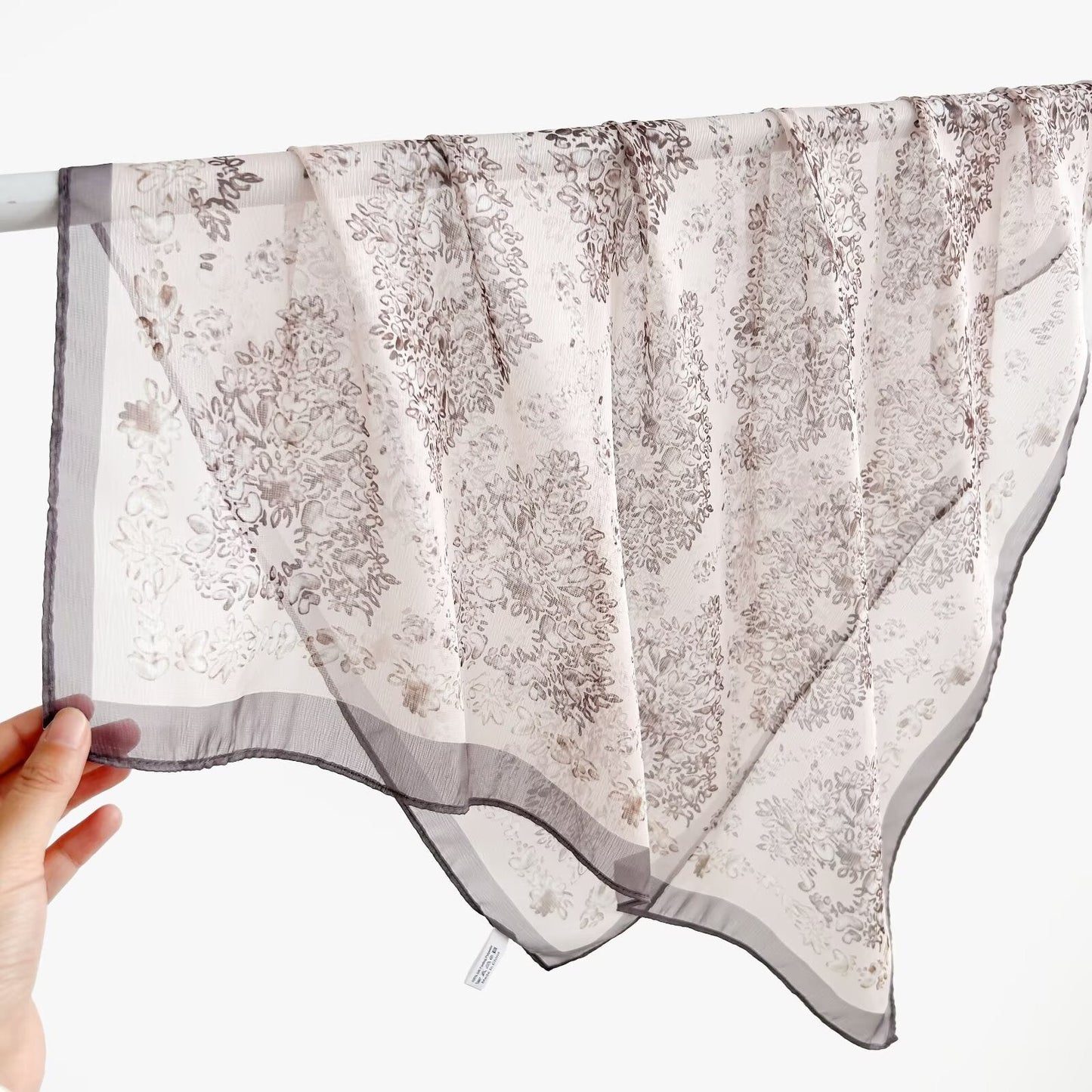 New Breathable Versatile Silk Chiffon Scarf For Women, Also Usable As A Shawl