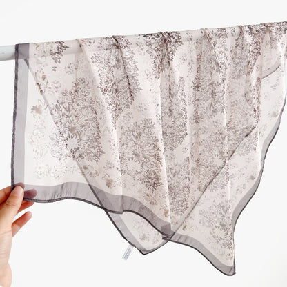New Breathable Versatile Silk Chiffon Scarf For Women, Also Usable As A Shawl
