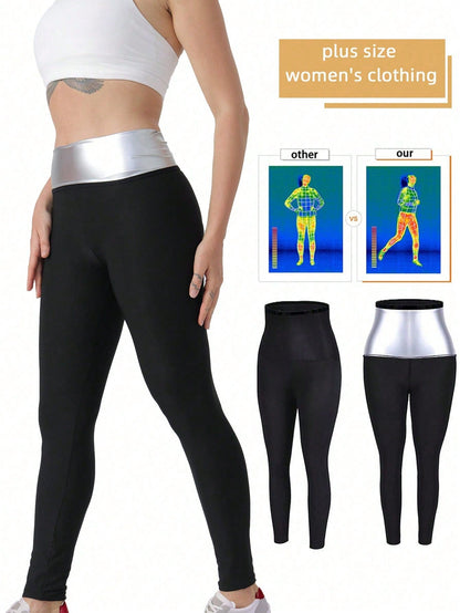 Sauna Sweat Shapewear Shorts Leggings Pants Workout Weight Loss Lower Body Shaper Sweatsuit Exercise Fitness Women
