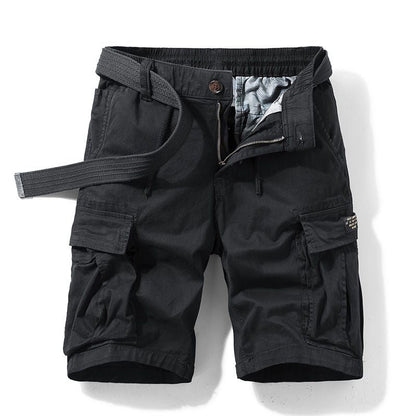 Army Green Cargo Shorts Men's Summer Japanese Style Cityboy Heavy Casual Pants Straight Vintage Pants