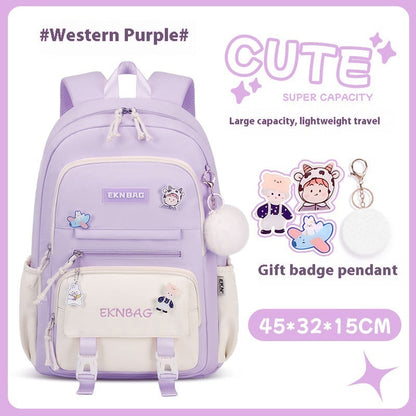 Student Children Schoolbag Girls Waterproof Backpack