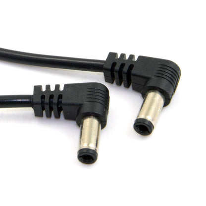 90 Degrees Double Bend DC Power Extension Cable