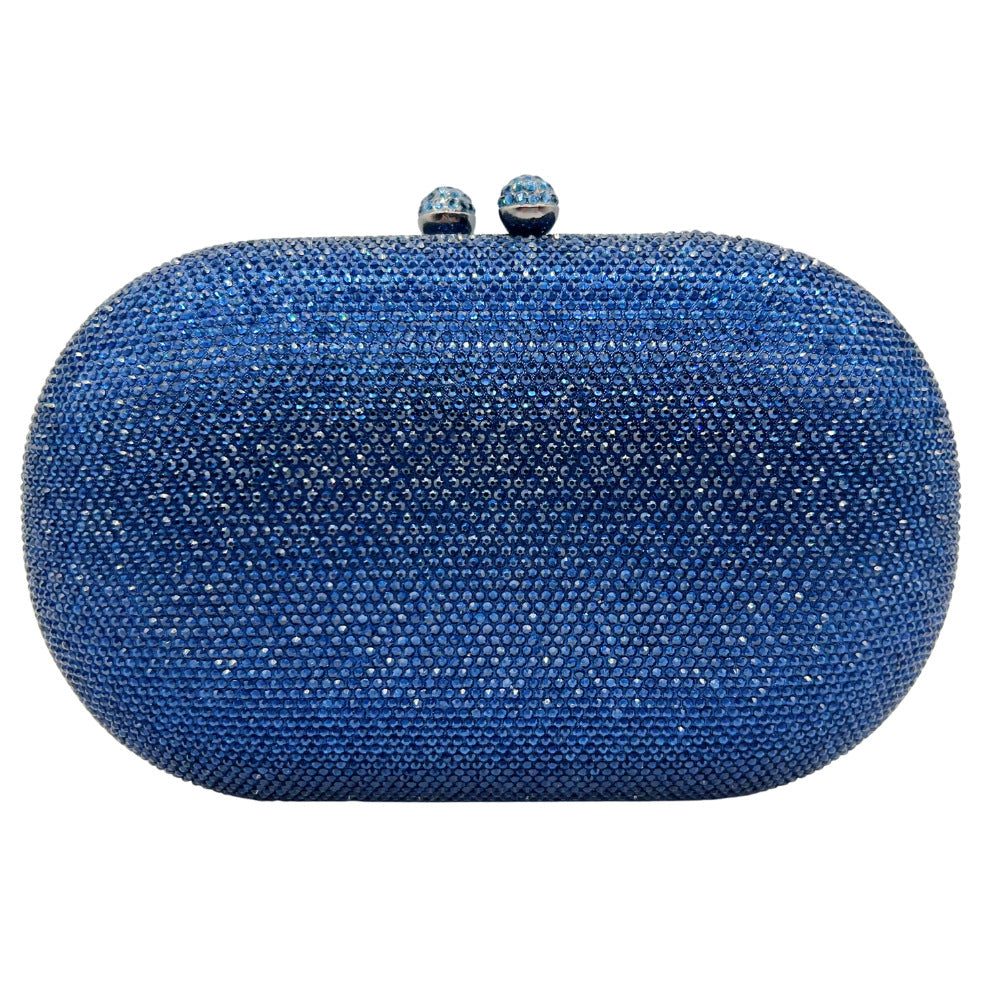 Hot-studded Evening Clutch With A Chain Strap For Banquets