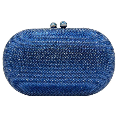 Hot-studded Evening Clutch With A Chain Strap For Banquets