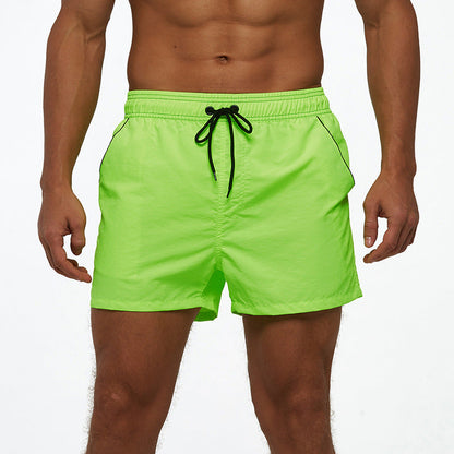Men's Sports Shorts Fifth Pants Waterproof Quick Drying Breathable Lined Anti Exposure Double Layer Shorts