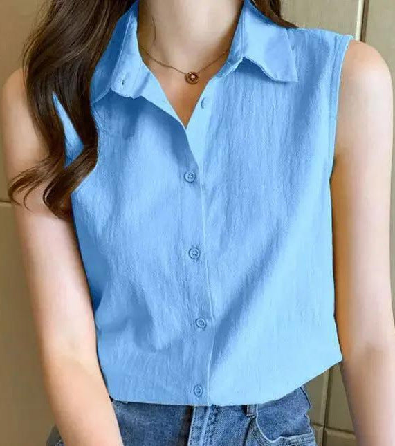 Womens Loose Western-style Bottoming Vest Top