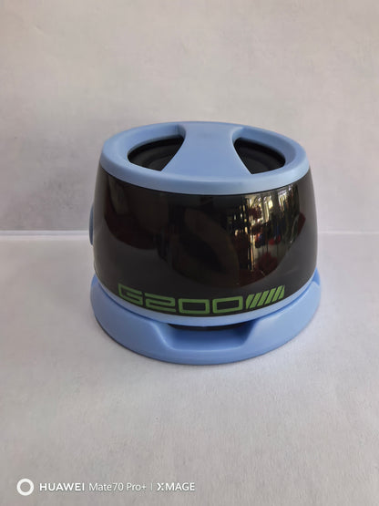 Portable Bluetooth Speaker G200 RGB Lighting Speaker BT5.3 Mini Sound Box 7 Hours Playback Magnetic Phone Holder