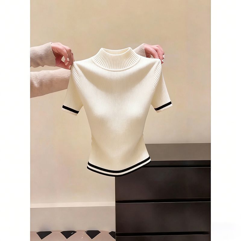 Women's Simple New Slim-fit Figure-flattering Short-sleeved Style