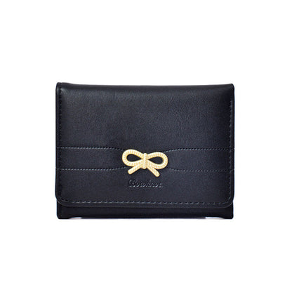 Short Simple Womens Coin Purse With Multiple Card Slots