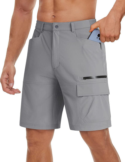 Men's Summer Work Shorts With Multiple Pockets, Outdoor Travel Pants, Wholesale In Stock