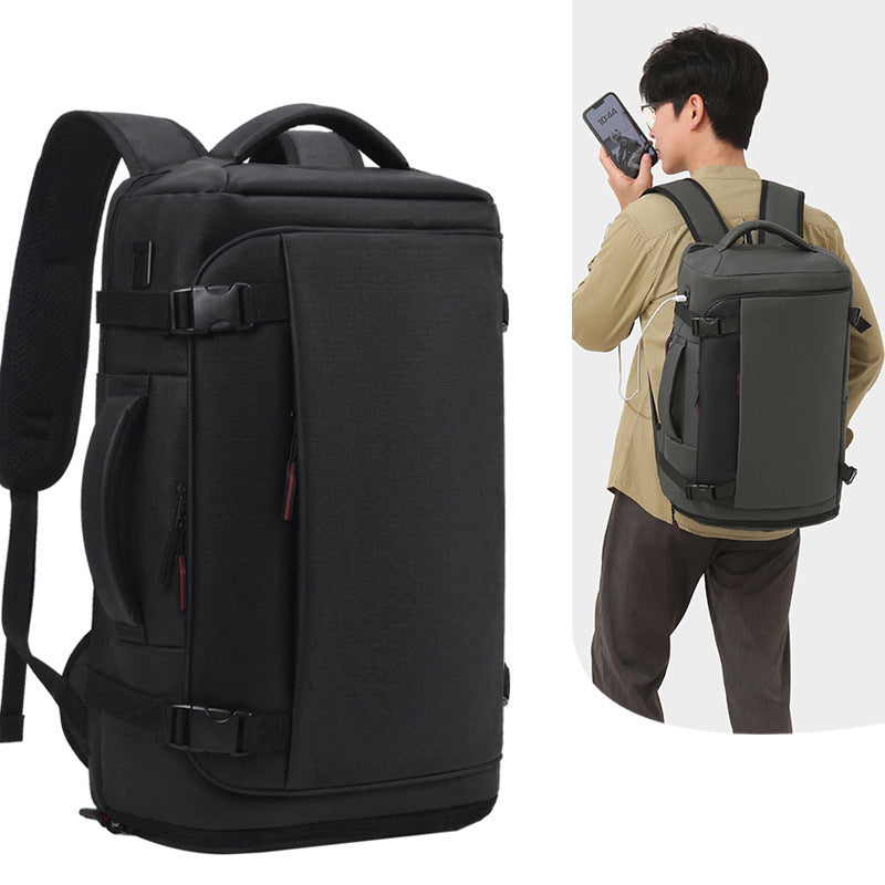 Large-Capacity USB Charging Multifunctional Backpack