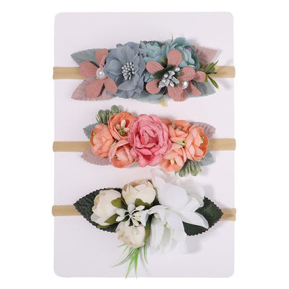 Nylon Fine Hair Band Girls' Headdress Flower