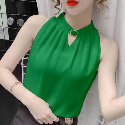 Halter Spaghetti Straps Vest Women's Top