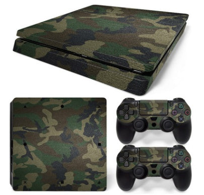 PS4 Slim Skin Sticker – Camouflage Vinyl Decal Wrap with Controller Skins