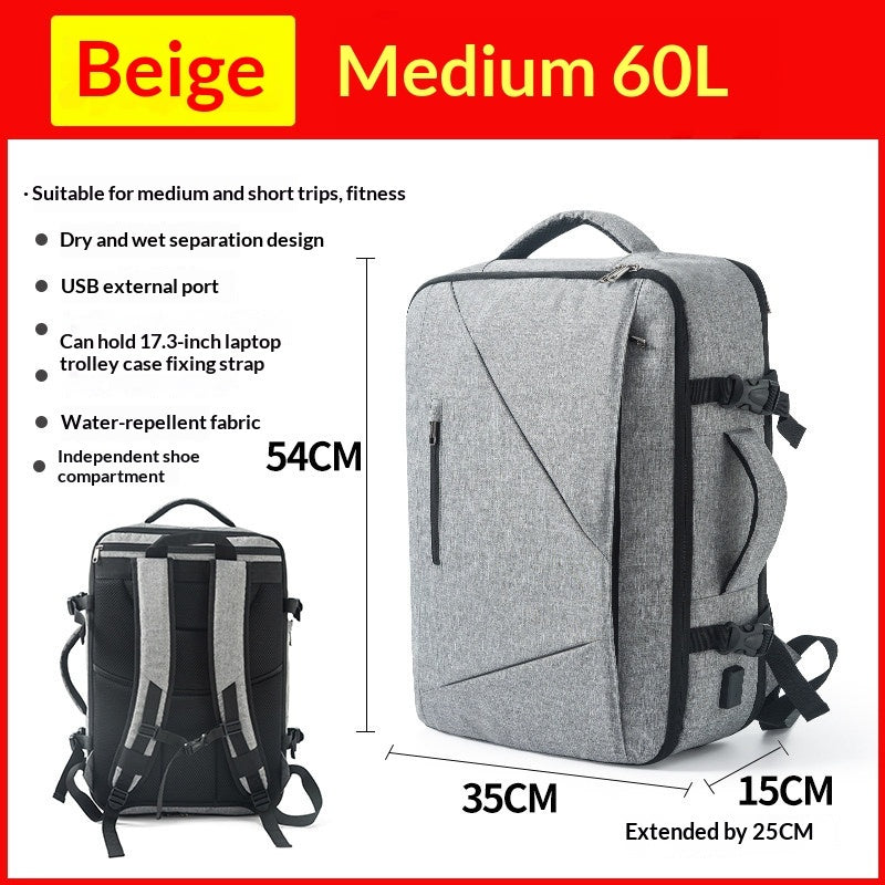 Travel Man Extra-Large Capacity Travel Backpack