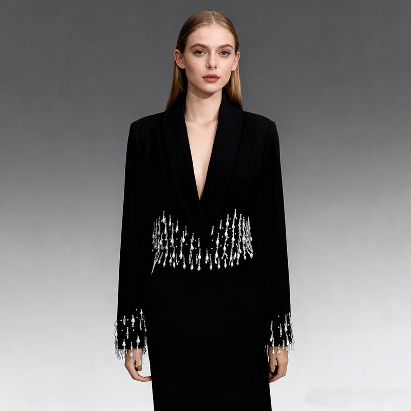 Designer-style Fashionable Suit Elegant Office-ready Versatile Blazer For Women