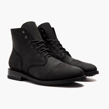 Mens Retro Round-toe Work Boots