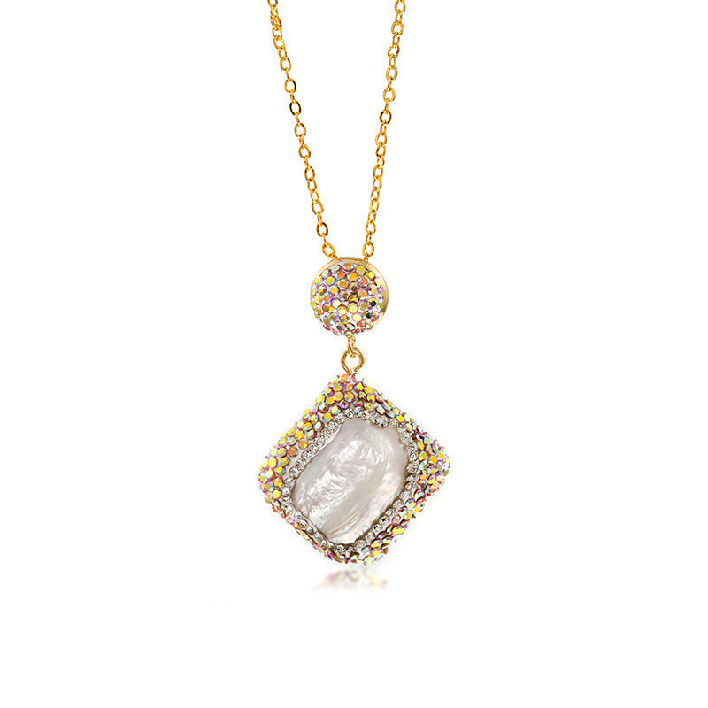 Personality Niche Design Necklace Earring Ring Set