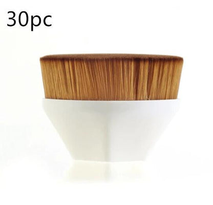 Flat Foundation Brush Kit: BB Cream, Loose Powder