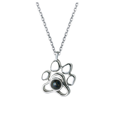 Stainless steel necklace keychain