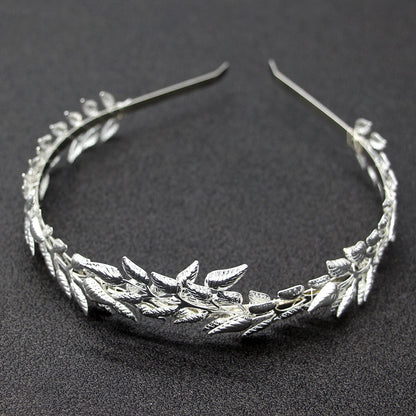 Golden Leaf Bridal Headband