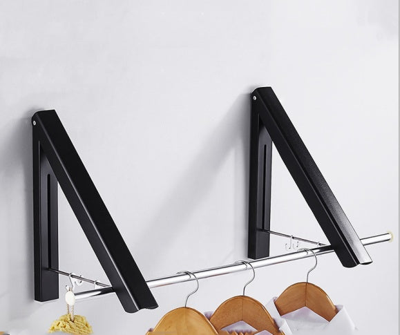 Punch-free Space Aluminum Foldable Wall Hanger