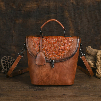 Handheld And Crossbody Versatile Bucket Bag