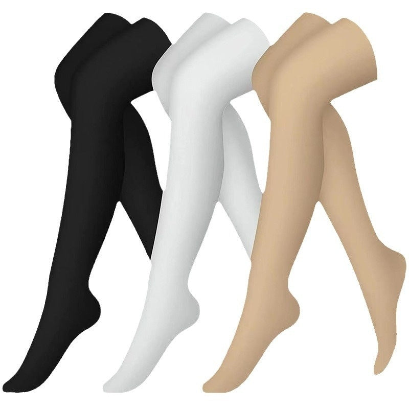 Extended-length Over-the-knee Socks Athletic Compression Stockings High-top Non-slip Leg Guards