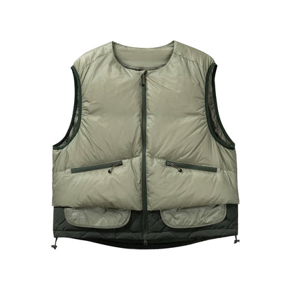 Winter Duck Down Vest Sleeveless Warm Layering Gilet For Men & Women