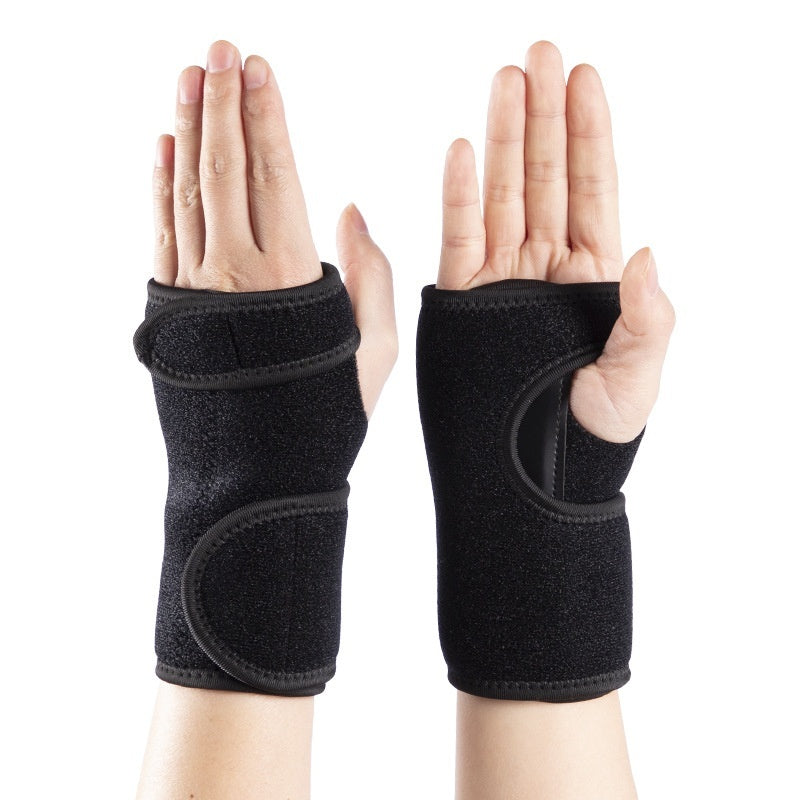 Steel-plate Supported Adjustable Breathable Mesh Wrist Brace For Sports And Sprains