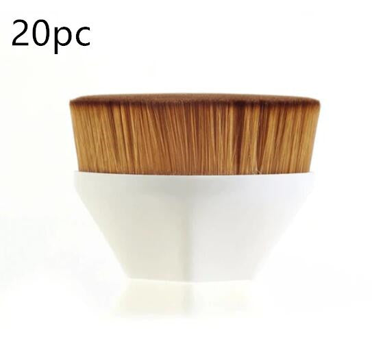 Flat Foundation Brush Kit: BB Cream, Loose Powder