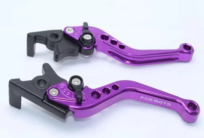 Adjustable Motorcycle Brake & Clutch Levers – CNC Aluminum Handlebar Levers (Pair)