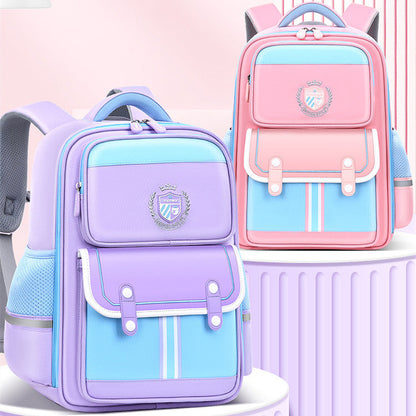 Boys And Girls British Style Student Backpack