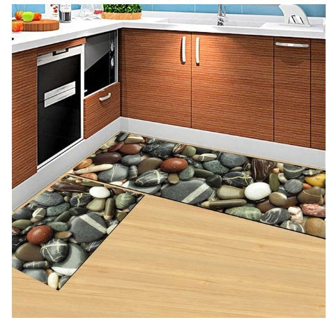Floor mats, non-slip, oil-proof, household machine washable door mats