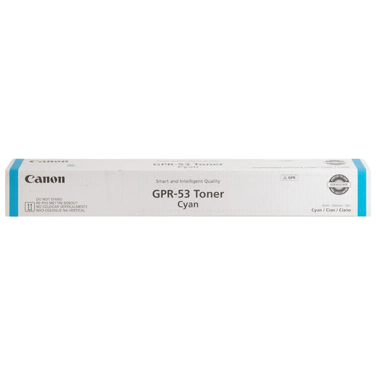 New, Pre-Owned - Canon GPR-53 Standard Yield Cyan Toner Cartridge, 8525B003