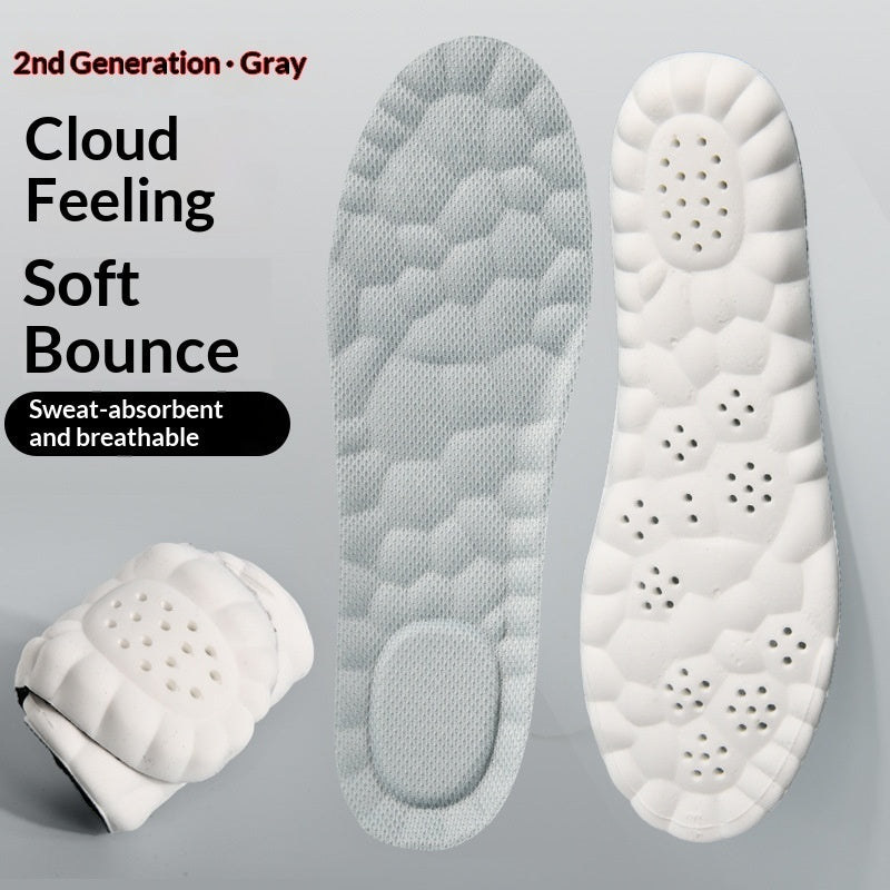 Poop-feel Odor-resistant Comfortable Breathable And Sweat-absorbing Insoles For Long Periods Of Standing And Sports