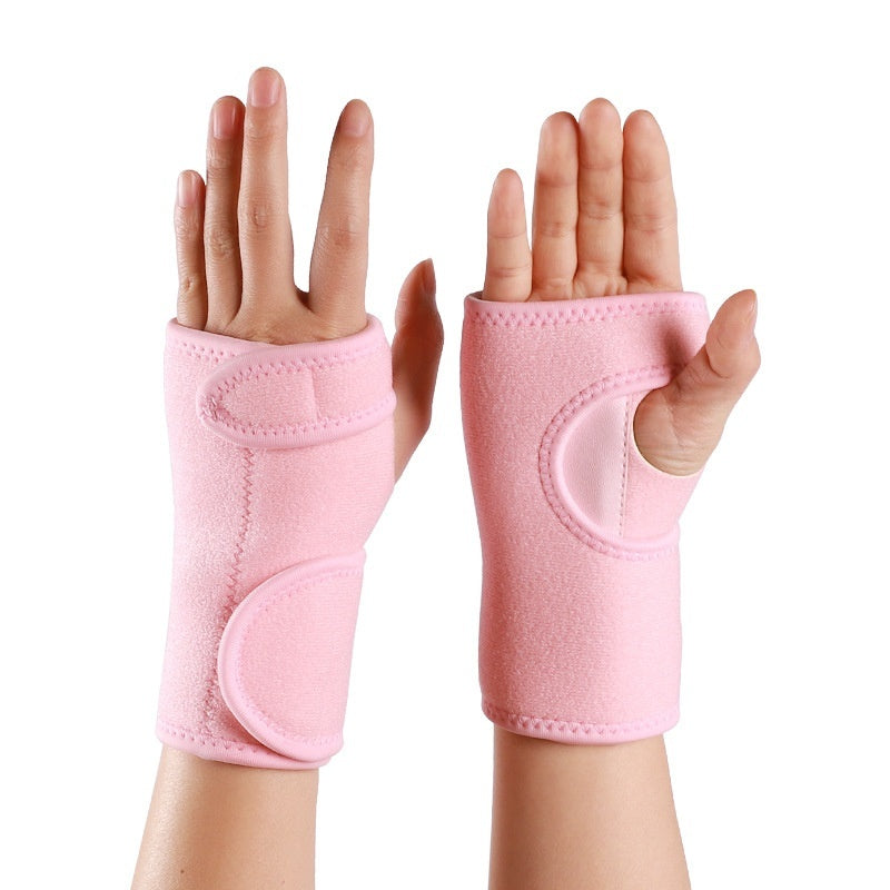 Steel-plate Supported Adjustable Breathable Mesh Wrist Brace For Sports And Sprains