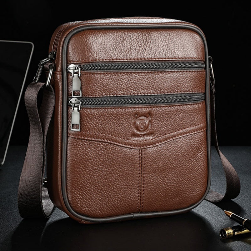 Single-shoulder Crossbody Bag Made Of Top-grain Leather With A Premium Feel