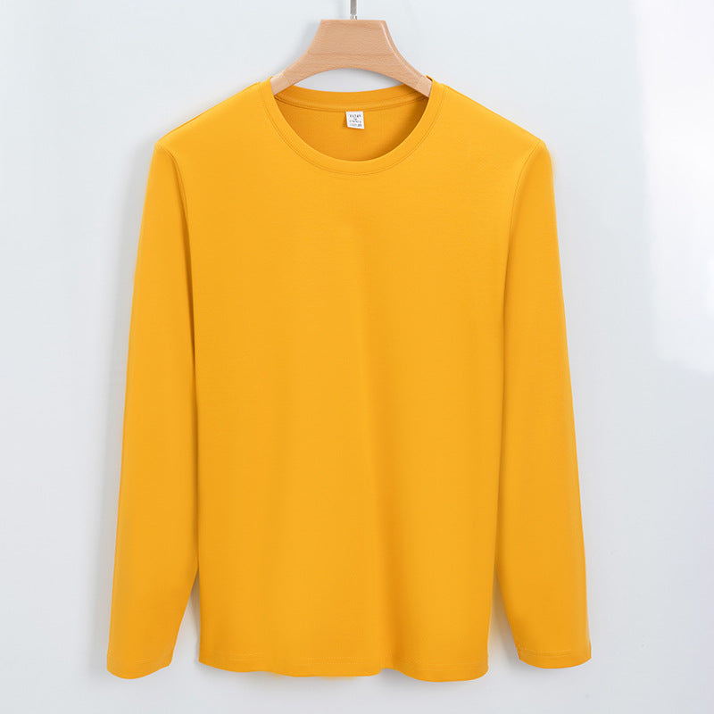 Double-sided Cotton T-shirt Casual Long-sleeve For Young Men