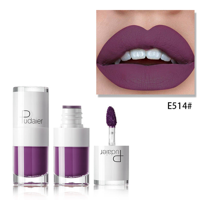 Matte Lip Gloss 16 Colors, Lasting Moisturizing