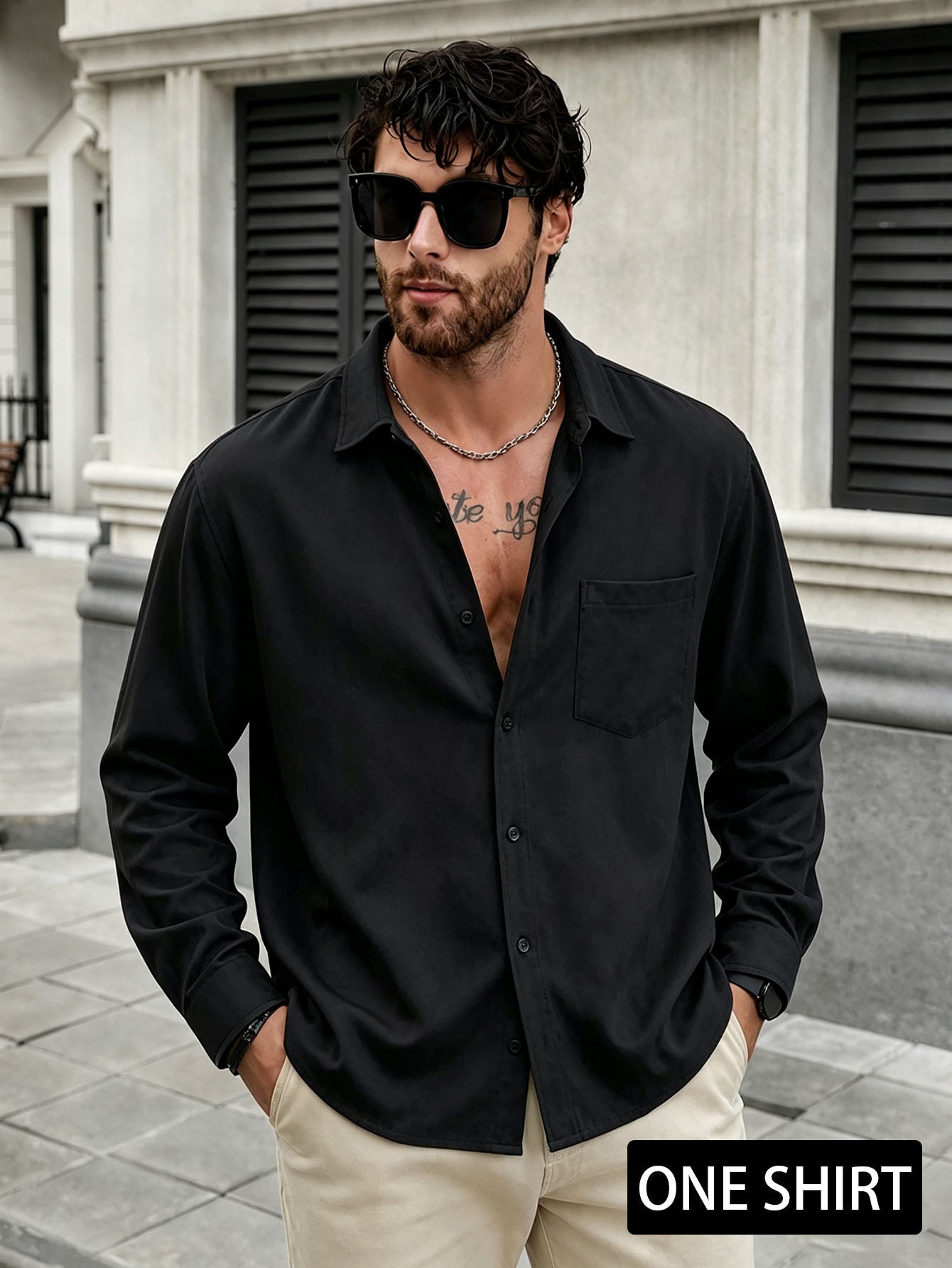 Men's Performance Textured Shirt Breathable, Stylish, All-Season