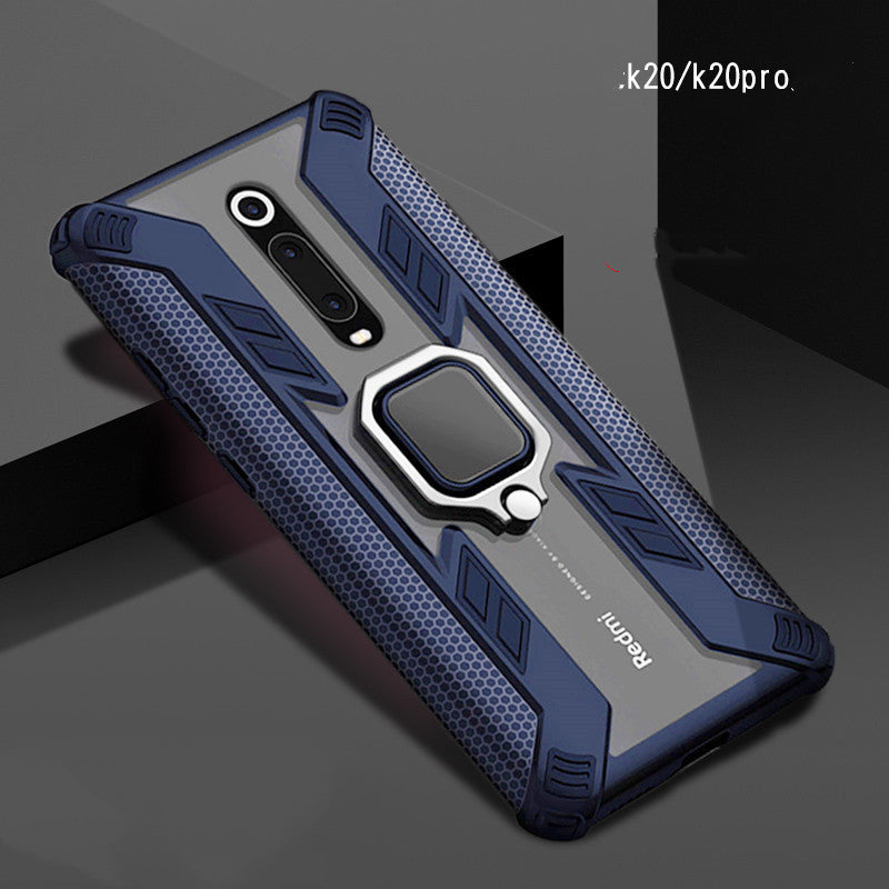 Shockproof Armor Phone Case with Ring Holder – Heavy Duty Protective Cover