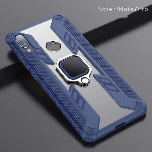 Shockproof Armor Phone Case with Ring Holder – Heavy Duty Protective Cover