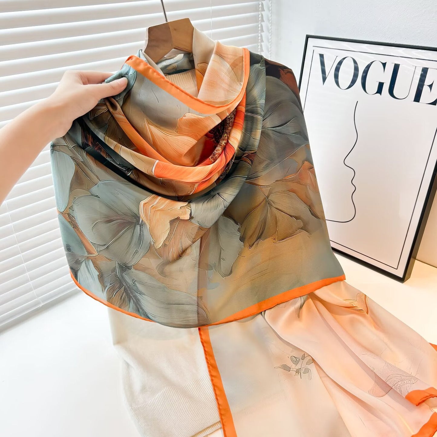 Silk Sun-protection Versatile Beach Scarf