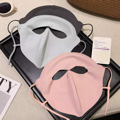 Vinyl Sun Protection Face Mask Full-face UV Protection