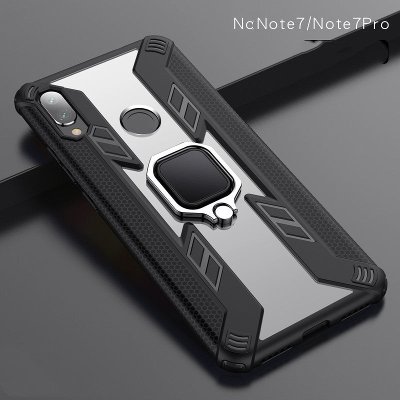Shockproof Armor Phone Case with Ring Holder – Heavy Duty Protective Cover