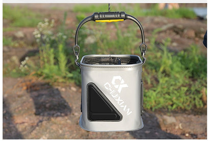 Foldable EVA Fishing Bucket with Rope