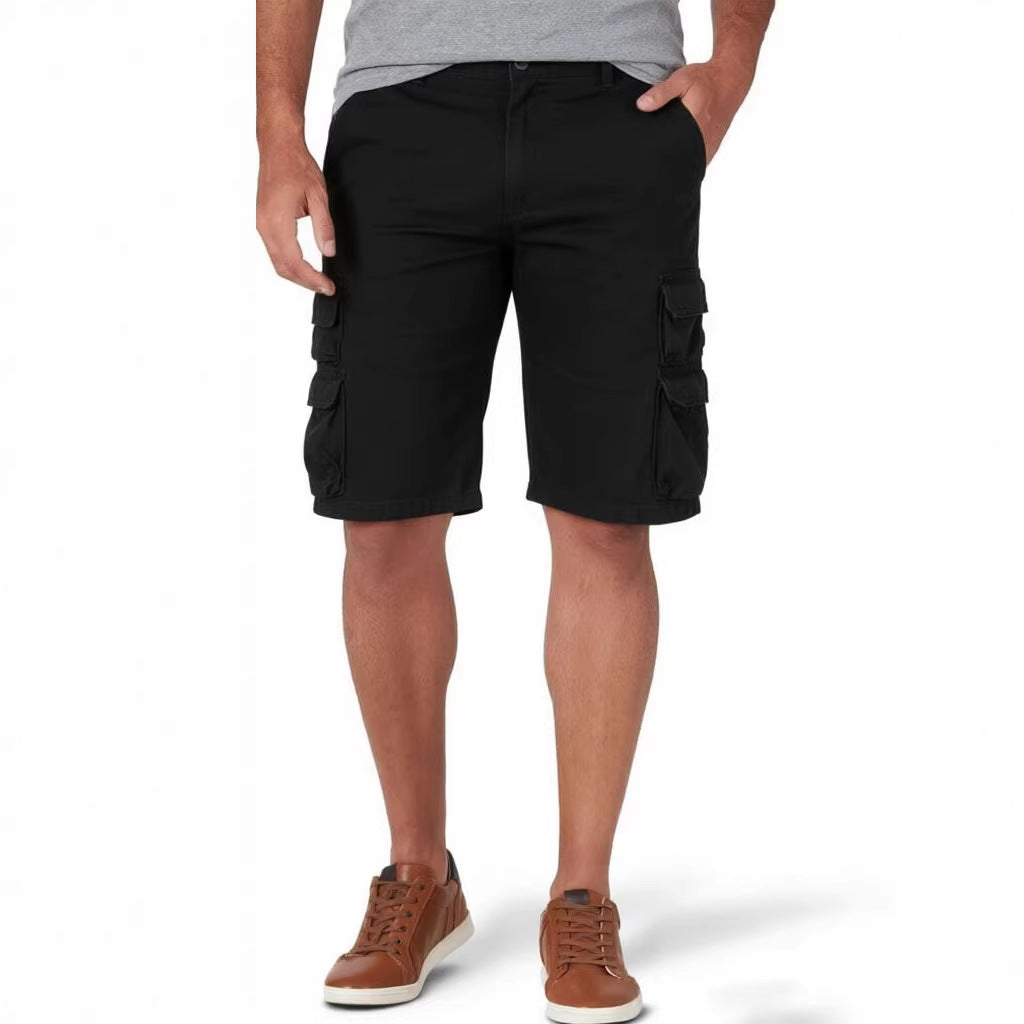 Men's Tooling Big Pocket Beach Casual Cotton Shorts